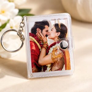 Photo album keychain